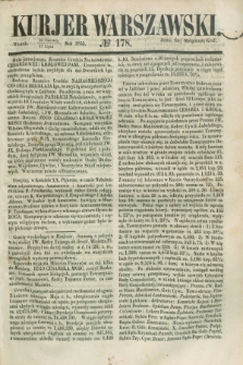 Kurjer Warszawski. 1853, № 178 (12 lipca)