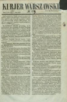 Kurjer Warszawski. 1853, № 179 (13 lipca)