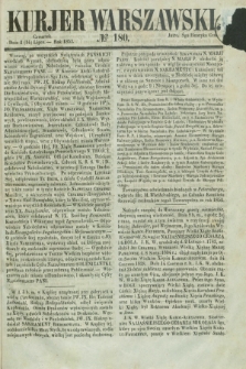Kurjer Warszawski. 1853, № 180 (14 lipca)