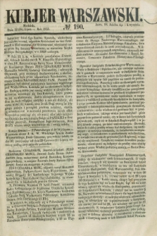 Kurjer Warszawski. 1853, № 190 (24 lipca)