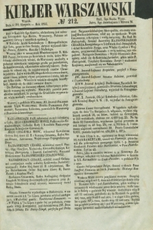 Kurjer Warszawski. 1853, № 212 (16 sierpnia)