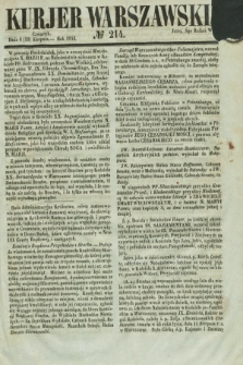 Kurjer Warszawski. 1853, № 214 (18 sierpnia)