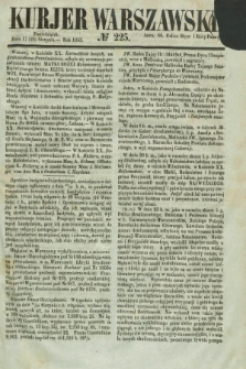 Kurjer Warszawski. 1853, № 225 (29 sierpnia)