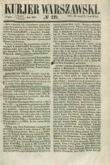 Kurjer Warszawski. 1853, № 229 (2 września)