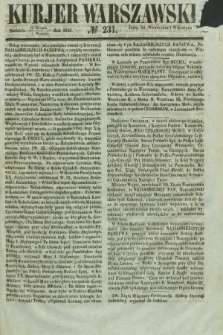 Kurjer Warszawski. 1853, № 231 (4 września)