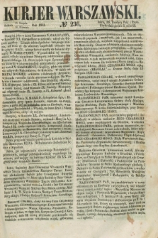 Kurjer Warszawski. 1853, № 236 (10 września)