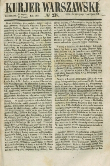 Kurjer Warszawski. 1853, № 238 (12 września)