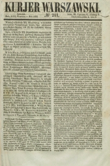 Kurjer Warszawski. 1853, № 241 (15 września)