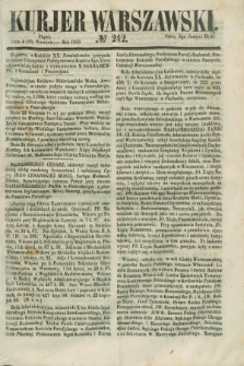 Kurjer Warszawski. 1853, № 242 (16 września)