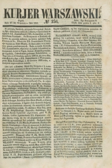Kurjer Warszawski. 1853, № 256 (30 września)
