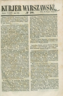 Kurjer Warszawski. 1853, № 260 (4 października)