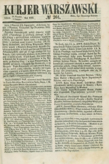 Kurjer Warszawski. 1853, № 264 (8 października)