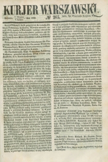 Kurjer Warszawski. 1853, № 265 (9 października)