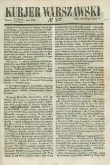 Kurjer Warszawski. 1853, № 267 (11 pażdziernika)