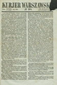 Kurjer Warszawski. 1853, № 268 (12 października) + wkładka