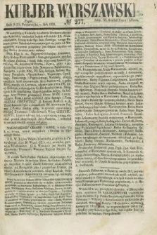 Kurjer Warszawski. 1853, № 277 (21 października)