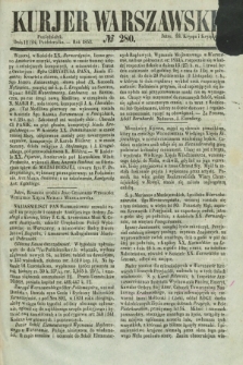 Kurjer Warszawski. 1853, № 280 (24 października)