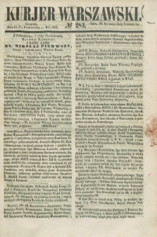 Kurjer Warszawski. 1853, № 283 (27 października)