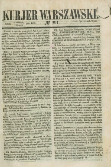 Kurjer Warszawski. 1853, № 291 (5 listopada)