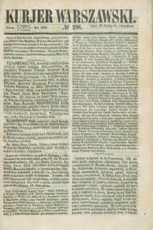 Kurjer Warszawski. 1853, № 298 (12 listopada)