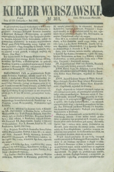 Kurjer Warszawski. 1853, № 311 (25 listopada)