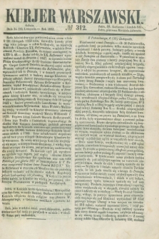 Kurjer Warszawski. 1853, № 312 (26 listopada)