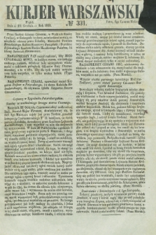Kurjer Warszawski. 1853, № 331 (16 grudnia)