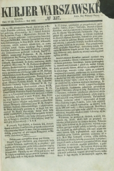 Kurjer Warszawski. 1853, № 337 (22 grudnia)