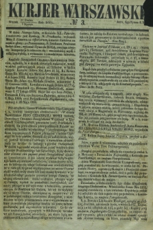 Kurjer Warszawski. 1854, № 3 (3 stycznia)
