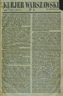 Kurjer Warszawski. 1854, № 4 (4 stycznia)