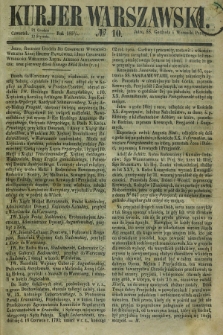 Kurjer Warszawski. 1854, № 10 (12 stycznia)