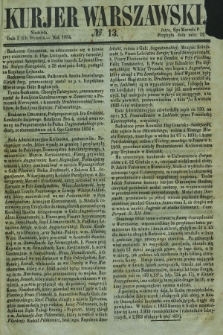 Kurjer Warszawski. 1854, № 13 (15 stycznia)