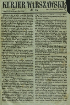 Kurjer Warszawski. 1854, № 25 (27 stycznia)