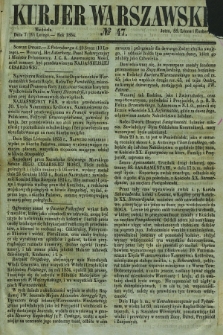 Kurjer Warszawski. 1854, № 47 (19 lutego)