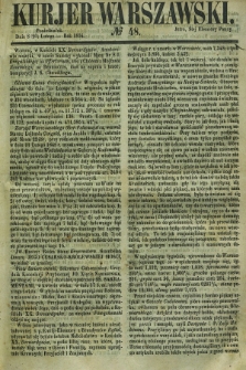 Kurjer Warszawski. 1854, № 48 (20 lutego)