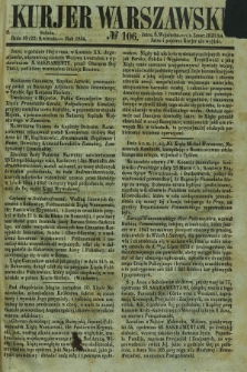 Kurjer Warszawski. 1854, № 106 (22 kwietnia)