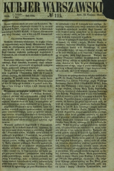 Kurjer Warszawski. 1854, № 115 (3 maja)
