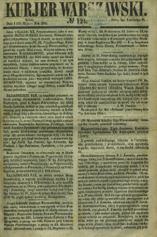 Kurjer Warszawski. 1854, № 124 (13 maja)