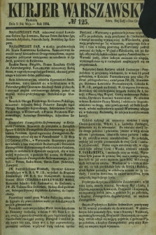 Kurjer Warszawski. 1854, № 125 (14 maja)
