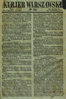 Kurjer Warszawski. 1854, № 136 (14 maja)