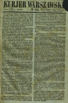 Kurjer Warszawski. 1854, № 145 (25 maja)