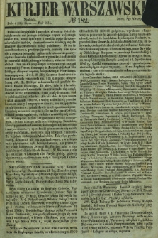 Kurjer Warszawski. 1854, № 182 (16 lipca)