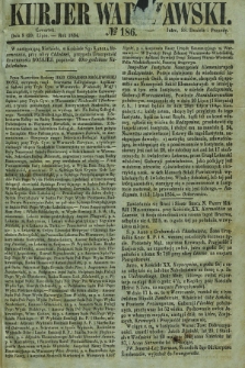 Kurjer Warszawski. 1854, № 186 (20 lipca)