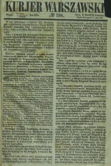 Kurjer Warszawski. 1854, № 198 (1 sierpnia)
