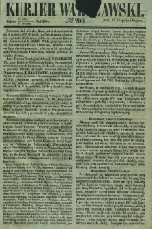 Kurjer Warszawski. 1854, № 209 (12 sierpnia)