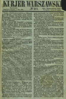 Kurjer Warszawski. 1854, № 211 (14 sierpnia)