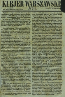 Kurjer Warszawski. 1854, № 219 (23 sierpnia)
