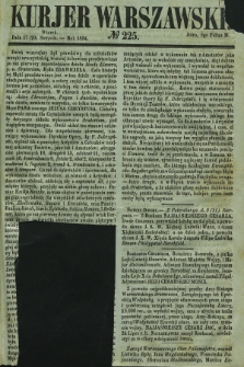 Kurjer Warszawski. 1854, № 225 (29 sierpnia)