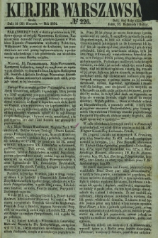 Kurjer Warszawski. 1854, № 226 (18 sierpnia)