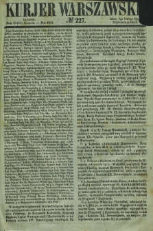 Kurjer Warszawski. 1854, № 227 (19 sierpnia)